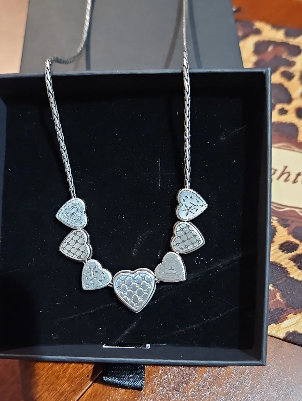 Brighton 7-Heart Necklace With 16